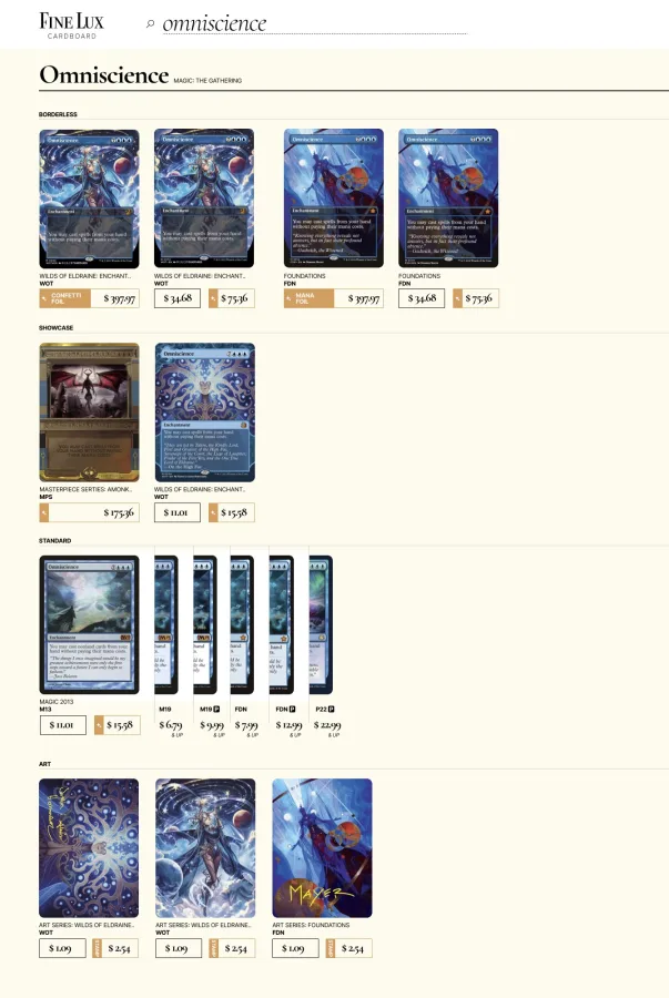 Mobile product page in light mode