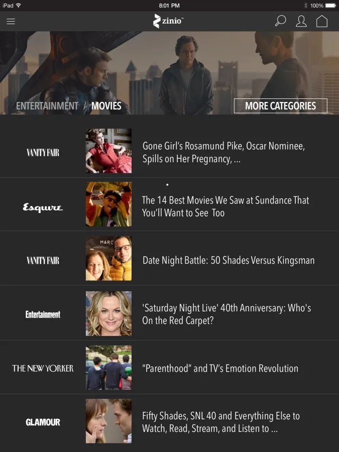 Entertainment / Movies article list